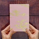 【御朱印帳】雲 桃色地｜唐紙