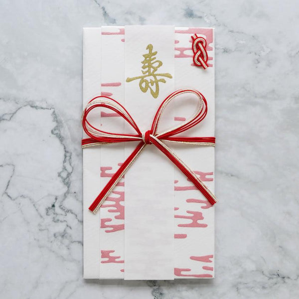 【祝儀袋】雲 桜雲母｜唐紙