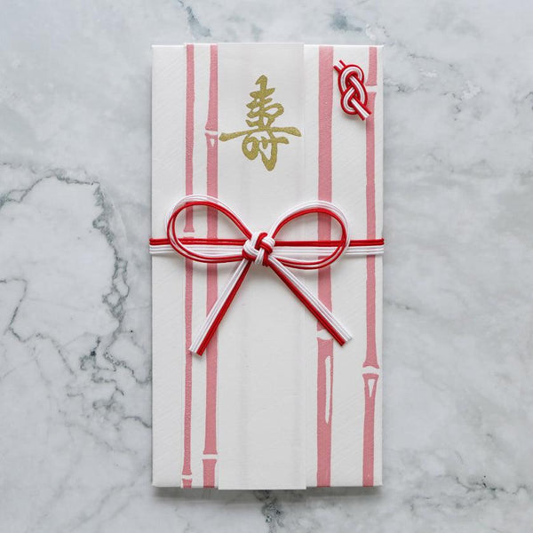 【祝儀袋】竹 桜雲母｜唐紙