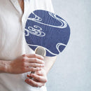 【うちわ】水 (大)｜唐紙