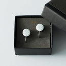 【イヤリング】白磁 シルバー | 有田焼 | 6.kiln