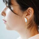 【ピアス】半月 | 有田焼 | 6.kiln