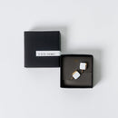 【イヤリング】白磁スクエア (S) | 有田焼 | 6.kiln