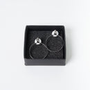 【ピアス】白磁シルバー | 有田焼 | 6.kiln