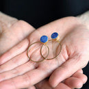 【ピアス】青のbouquet | 有田焼 | 6.kiln