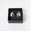 【イヤリング】月の満ち欠け | 有田焼 | 6.kiln