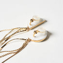 【イヤリング】半月 | 有田焼 | 6.kiln