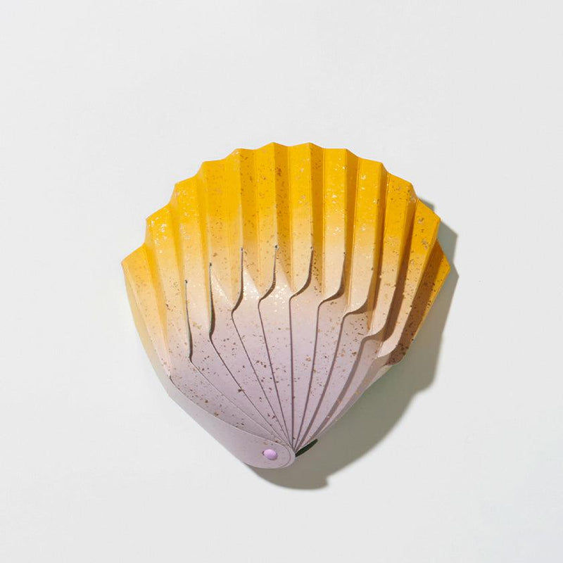 【折り紙トレイ】紙の貝殻椀 砂子黄 | 加飾技法