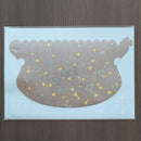 【折り紙トレイ】紙の貝殻椀 三角箔茶 | 加飾技法