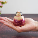 【ひな人形】ミニ親王飾り (殿：青、姫：紅) | 津軽塗