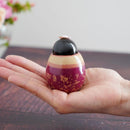 【ひな人形】ミニ親王飾り (殿：青、姫：紅) | 津軽塗