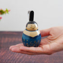 【ひな人形】ミニ親王飾り (殿：青、姫：紅) | 津軽塗