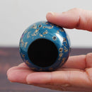 【ひな人形】ミニ親王飾り (殿：青、姫：紅) | 津軽塗