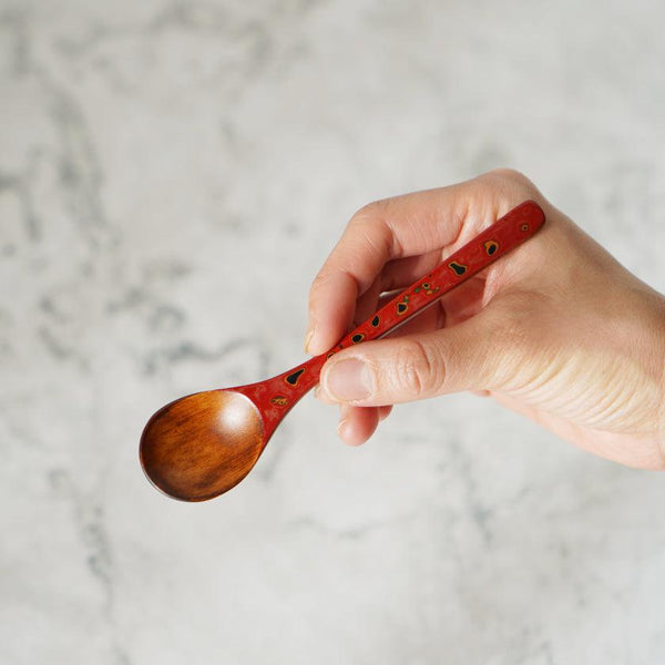 【スプーン】 赤 (小) | 津軽塗