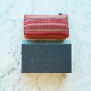 【カジュアルポーチ】こっかーら (赤) | 八重山みんさー織り |あざみ屋