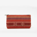 【カジュアルポーチ】こっかーら (赤) | 八重山みんさー織り |あざみ屋