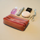 【カジュアルポーチ】こっかーら (赤) | 八重山みんさー織り |あざみ屋
