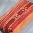 【カジュアルポーチ】こっかーら (赤) | 八重山みんさー織り |あざみ屋