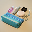 【カジュアルポーチ】ニライカナイ (青) | 八重山みんさー織り |あざみ屋