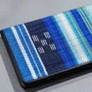 【名刺入れ】玉辺 南風 (青) | 八重山みんさー織り |あざみ屋