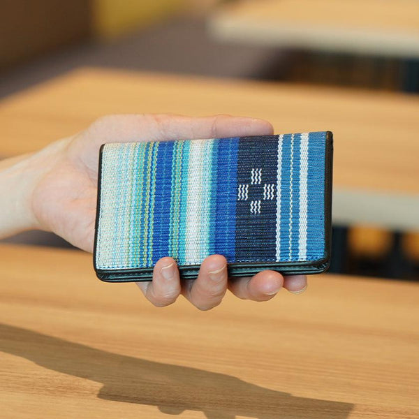 エムアンドキョウコ刺繍デザインニット ゆったり オーバーサイズ ブルー 日本製 NV72274 1週間で完成！太糸でざくざく編む カンタンかぎ針編みニット