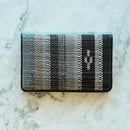 【名刺入れ】玉辺 綾羽 (グレー茶) | 八重山みんさー織り |あざみ屋