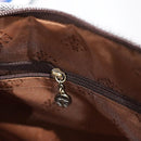 【トラベルショルダー】綾羽 (グレー茶) | 八重山みんさー織り |あざみ屋