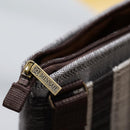 【トラベルショルダー】綾羽 (グレー茶) | 八重山みんさー織り |あざみ屋