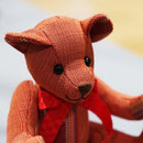 【テディベア】 こっかーら (赤) | 八重山みんさー織り |あざみ屋