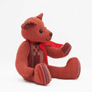 【テディベア】 こっかーら (赤) | 八重山みんさー織り |あざみ屋