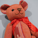 【テディベア】 こっかーら (赤) | 八重山みんさー織り |あざみ屋