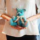 【テディベア】 かなさ (青) | 八重山みんさー織り |あざみ屋