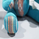 【テディベア】 かなさ (青) | 八重山みんさー織り |あざみ屋