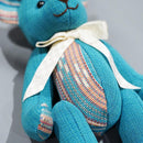 【テディベア】 かなさ (青) | 八重山みんさー織り |あざみ屋