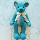 【テディベア】 かなさ (青) | 八重山みんさー織り |あざみ屋