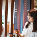 【二丁杼タペストリー】ヒチガーラ (紺) | 八重山みんさー織り |あざみ屋