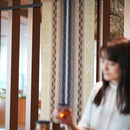 【二丁杼タペストリー】ヒチガーラ (ベージュ) | 八重山みんさー織り |あざみ屋