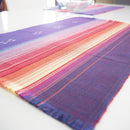 【プレイスマット】 太陽綾 (紫) 中 | 八重山みんさー織り |あざみ屋