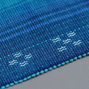 【コースター】シーグラデーション 2枚セット 水色 | 八重山みんさー織り |あざみ屋