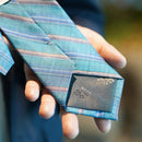 【ネクタイ】 イノー (青) | 八重山みんさー織り |あざみ屋