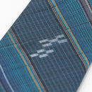 【ネクタイ】 イノー (青) | 八重山みんさー織り |あざみ屋