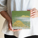 【アートパネル】夏 金山・草 (S) | 金銀砂子細工 | 逸品集（菊池襖紙工場）