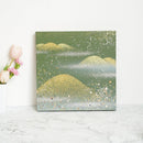 【アートパネル】夏 金山・草 (L) | 金銀砂子細工 | 逸品集（菊池襖紙工場）