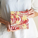 【アートパネル】秋 竜田川・辰砂 (S) | 金銀砂子細工 | 逸品集（菊池襖紙工場）