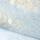 【アートパネル】冬 銀唐草 (L) | 金銀砂子細工 | 逸品集（菊池襖紙工場）