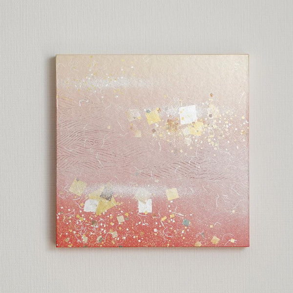 【アートパネル】賀正 (L) | 金銀砂子細工 | 逸品集（菊池襖紙工場）