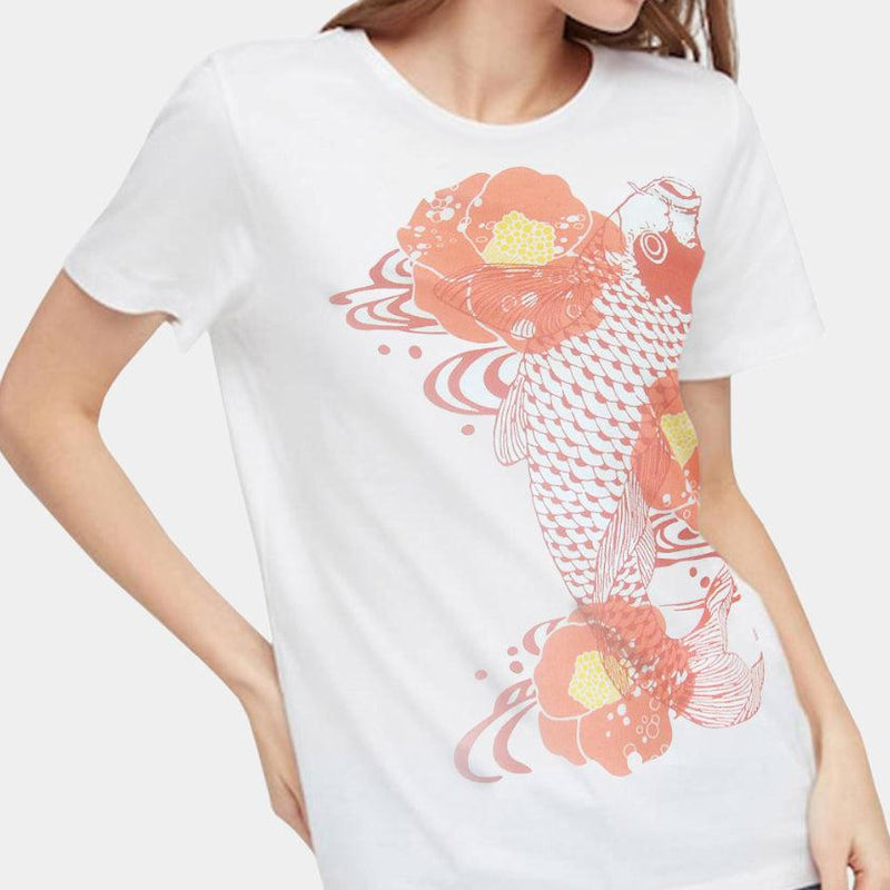 【Tシャツ】花椿 | シルクスクリーンプリント