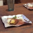 【お皿】すずがみ 13×13cm かざはな | 高岡銅器