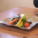 【お皿】すずがみ 18×18cm さみだれ | 高岡銅器