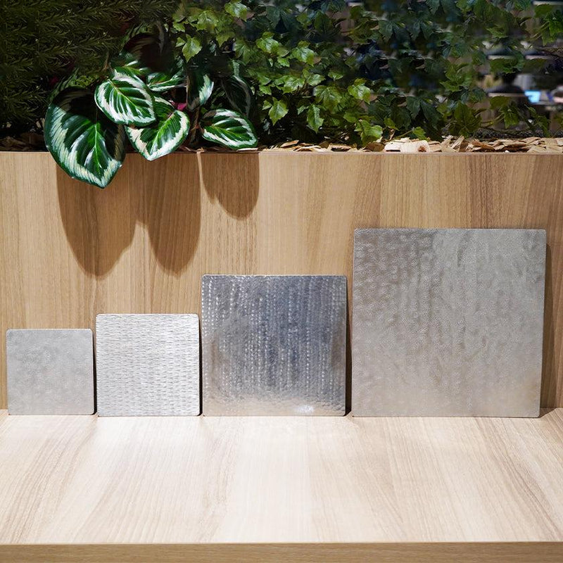 【お皿】すずがみ 24×24cm あられ | 高岡銅器